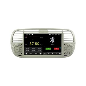 CarPlay Fiat 500 2007-2015 Android 10 navigatie en multimediasysteem BEIGE