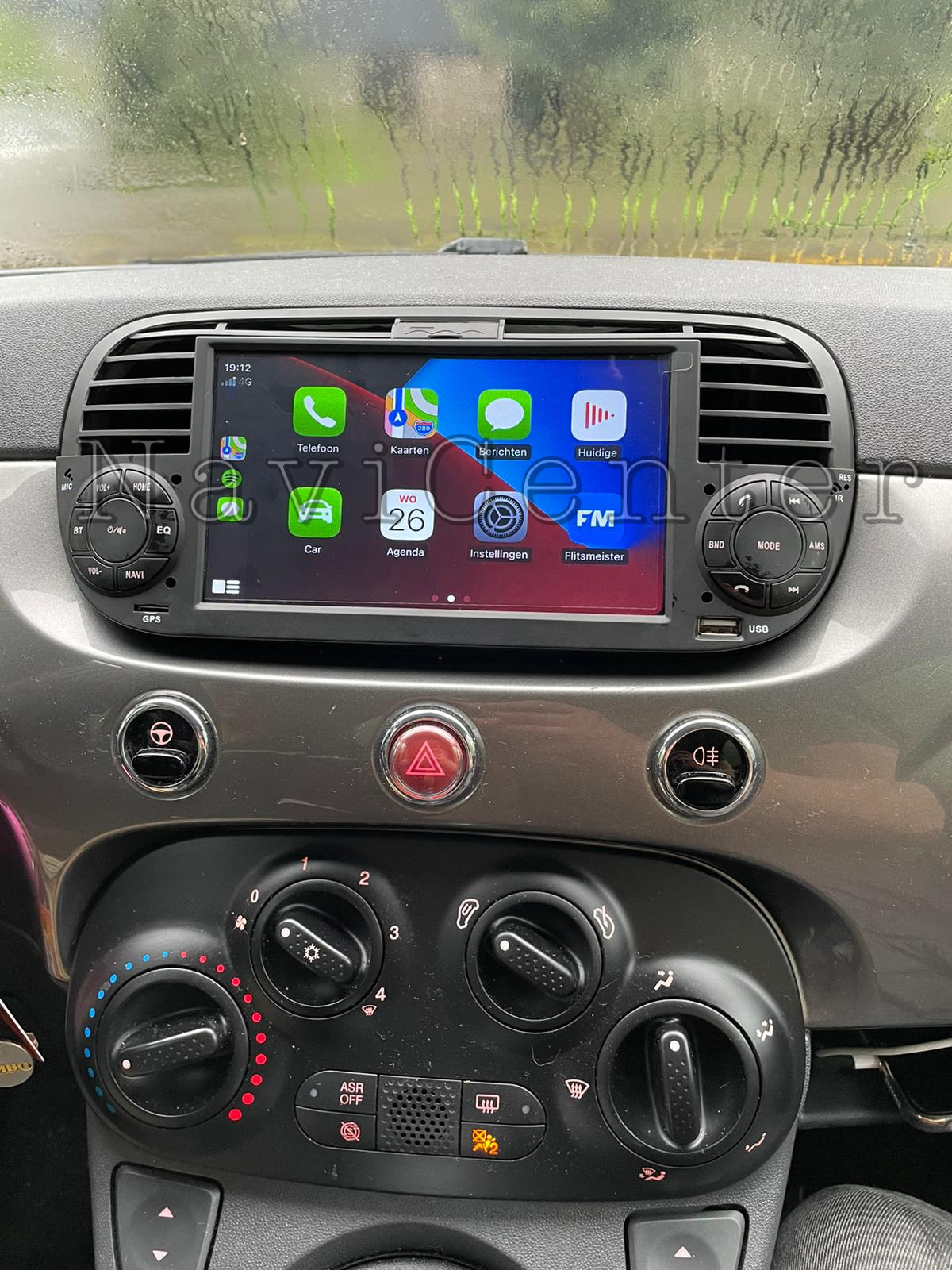 Fiat 500 Autoradio, Draadloos Carplay