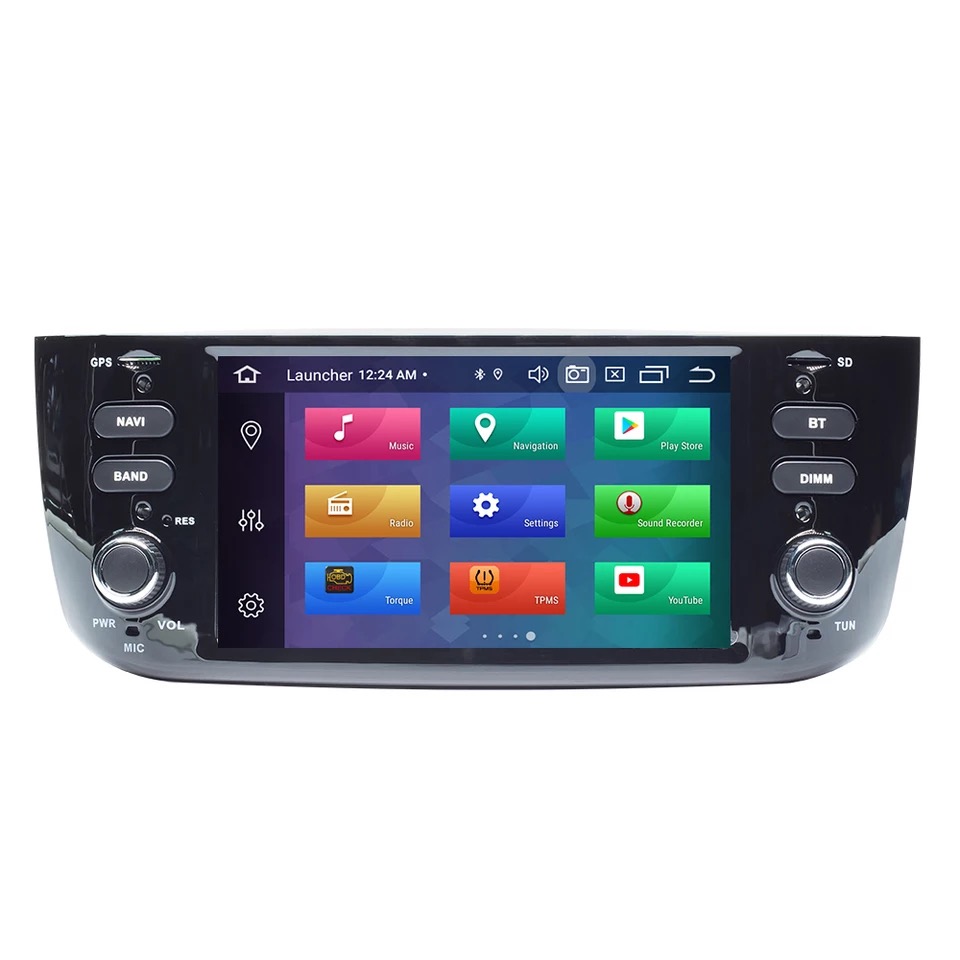 vis Zoeken veeg CarPlay Fiat Grande Punto Linea 2012-2015 Android 10 navigatie en  multimediasysteem dvd bluetooth usb wifi 2+32GB - NaviCenter