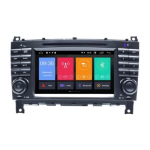 CarPlay Mercedes Benz 2+16GB C klasse W203 Android 10 navigatie en multimediasysteem Bluetooth USB WiFi