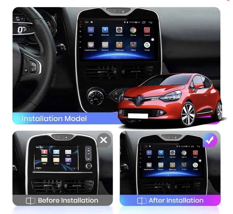 Renault Clio Android navigatie en multimediasysteem