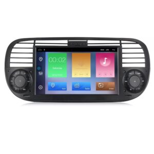 CarPlay + Android Auto Fiat 500 2007-2015 Android 10 navigatie en multimediasysteem 2+16GB