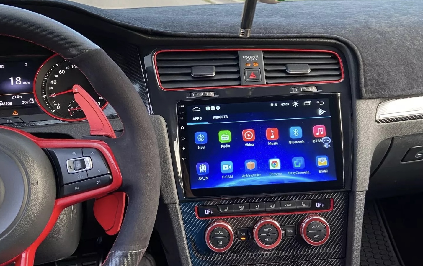 speling is er Vertolking CarPlay Volkswagen Golf 7 Octa Core Android 10 navigatie en  multimediasysteem USB WiFi Bluetooth 4G 2+32GB Zwart - NaviCenter