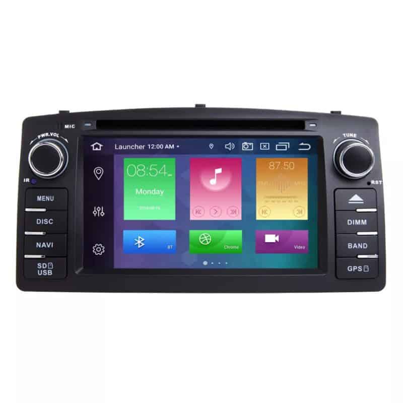 CarPlay Toyota Corolla 20022007 Android 12 navigatie en