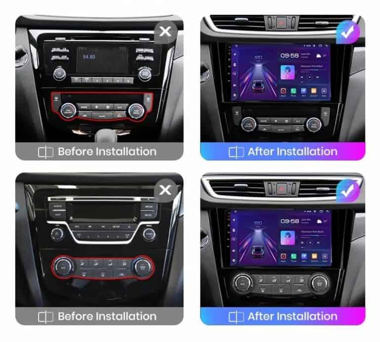 CarPlay Nissan Qashqai 20142021 Android 12 Navigatie en