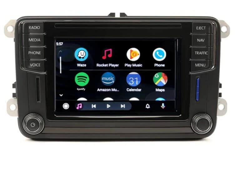 Originele MIB2 Volkswagen Multimedia navigatiesysteem met Apple CarPlay ...