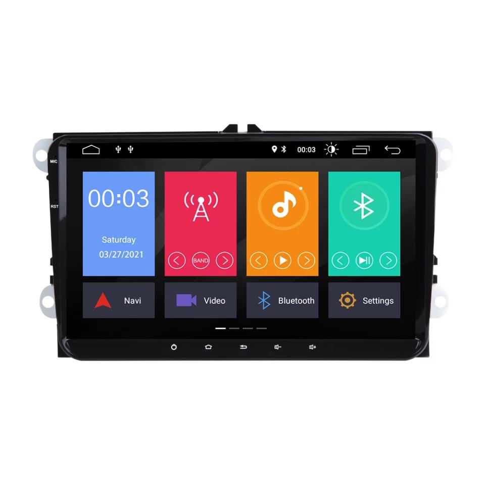 Gelukkig is dat Begin Wens CarPlay Volkswagen Seat Skoda Android 10 navigatie en multimediasysteem DVD  speler Bluetooth USB WiFi 2+16GB 9inch - NaviCenter