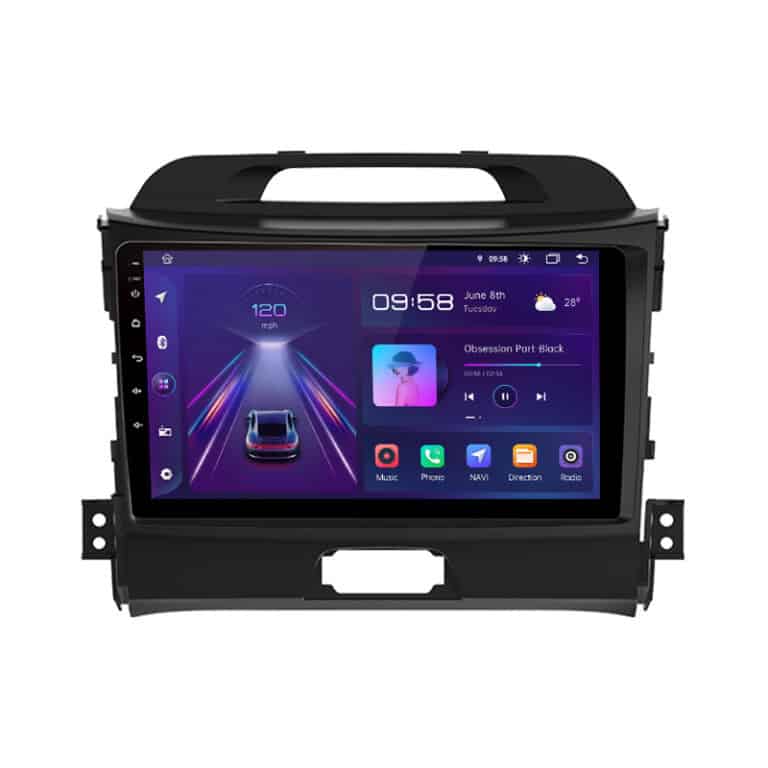 CarPlay Kia Sportage 20102015 Android 12 Navigatie en