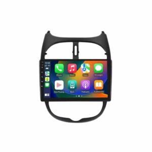 RoadMaster CarPlay Peugeot 206 Android 13 Navigatie en Multimediasysteem 2GB RAM 32GB ROM RM-PE21
