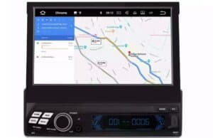 RoadMaster 8core 1din 7inch CarPlay Universeel klapscherm Android Navigatie en Multimediasysteem 4GB RAM 64GB ROM RM-UN04