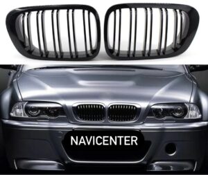 BMW grill E46 1998-2002 glanzed zwart RM-BMW09