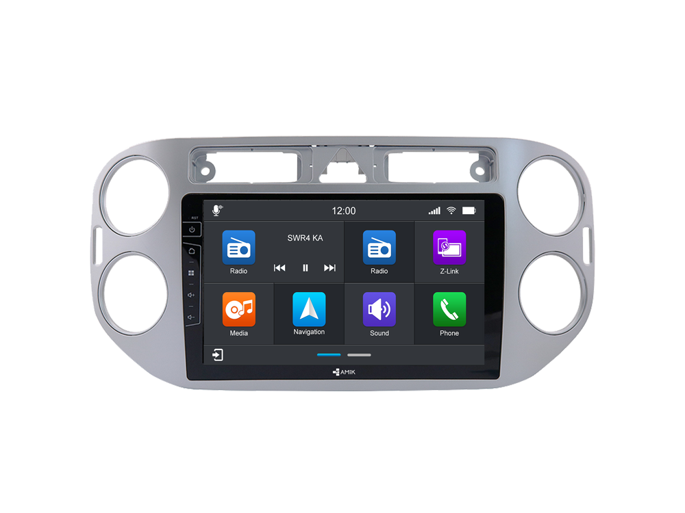 AMIK D8-83S Pro Android navigatie en multimediasysteem Volkswagen Golf 5 plus / Golf 6 plus Tiguan CarPlay en Auto 160GB - NaviCenter