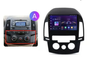 8core CarPlay Hyundai I30 2006-2011 Android 12 navigatie en multimediasysteem 6GB RAM 128GB ROM