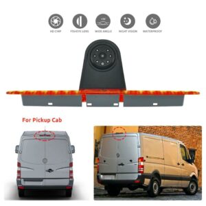 Mercedes-Benz Sprinter 2006-2019 Fisheye Camera Lens AHD 1920x1080p 175°  Starlight Night Vision Achteruitrijcamera