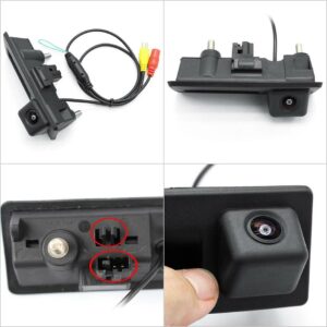 Audi A6 2005-2011 Fisheye Camera Lens AHD 1920x1080p 175°  Starlight Night Vision Achteruitrijcamera