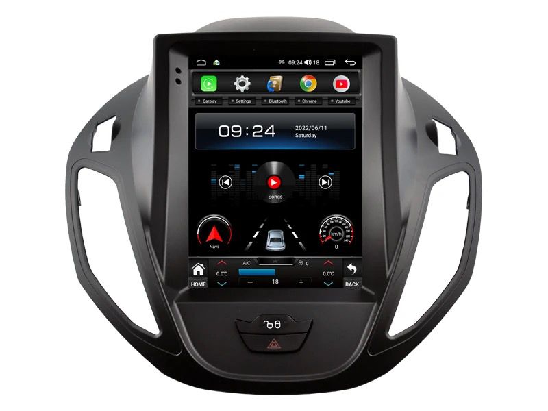 CarPlay Ford B-Max 2012-2018 Android 12 Navigatie En Multimediasysteem 2GB RAM 32GB ROM