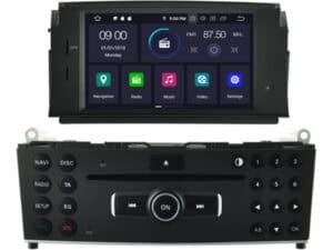 CarPlay 8core Mercedes-Benz C klasse W204 2004-2007 Android 12 Navigatie En Multimediasysteem 4GB RAM 64GB ROM