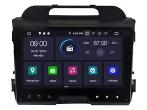 CarPlay 8core Kia Sportage 2010-2015 Android 12 Navigatie En Multimediasysteem 4GB RAM 64GB ROM