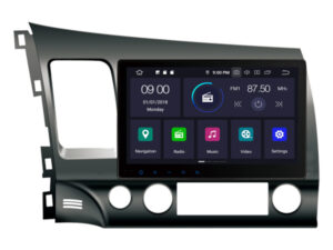 CarPlay 8core Honda Civic 2006-2011 Android 12 Navigatie En Multimediasysteem 4GB RAM 64GB ROM