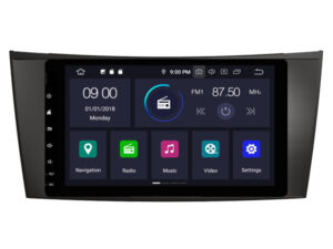 CarPlay 8core Mercedes-Benz E klasse 2002-2009 Android 12 Navigatie En Multimediasysteem 4GB RAM 64GB ROM