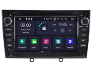 CarPlay 8core Peugeot 308 2007-2014 Android 12 Navigatie En Multimediasysteem 4GB RAM 64GB ROM