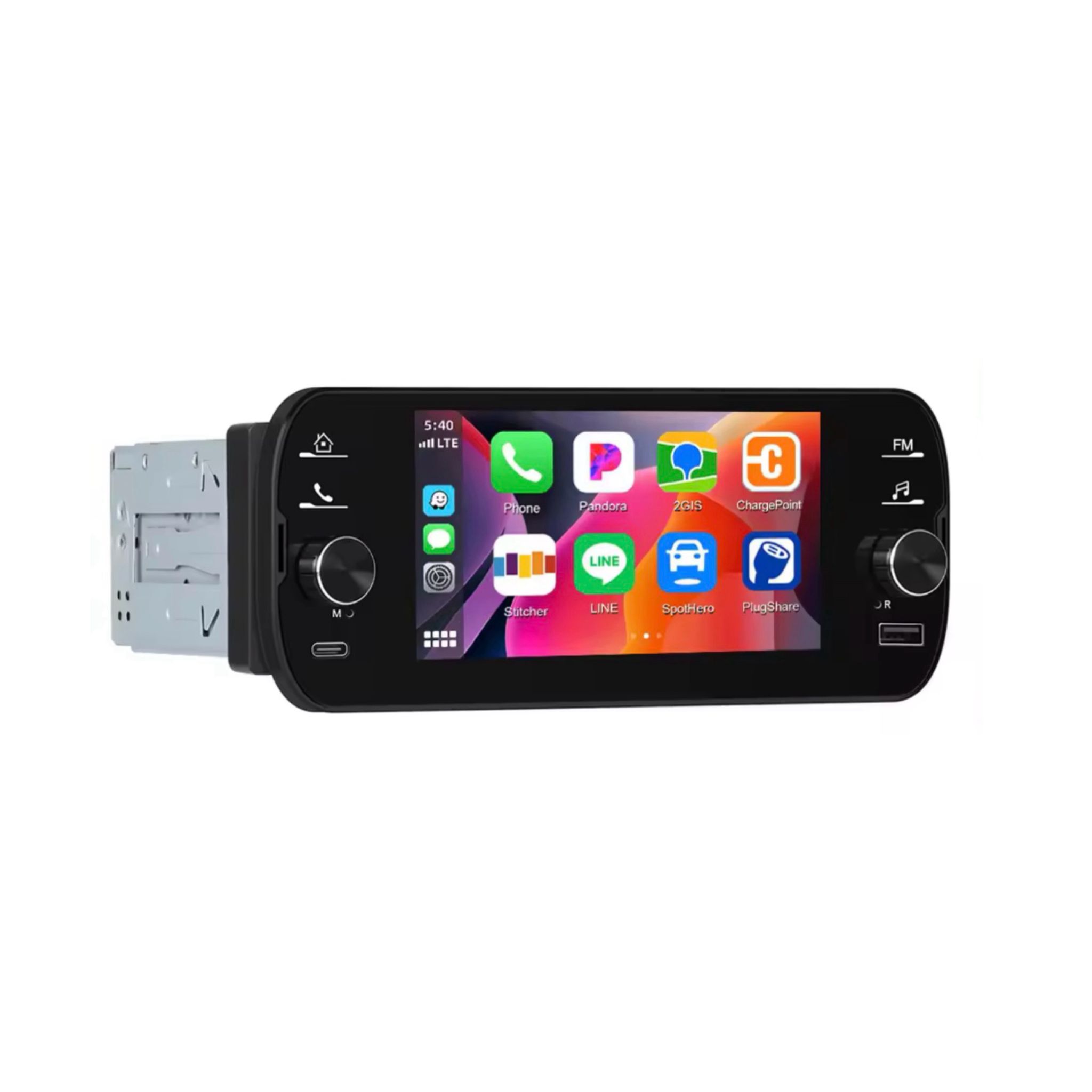 RoadMaster CarPlay 4core Universeel 5inch Android 14 Navigatie en Multimediasysteem 4GB RAM 64GB ROM