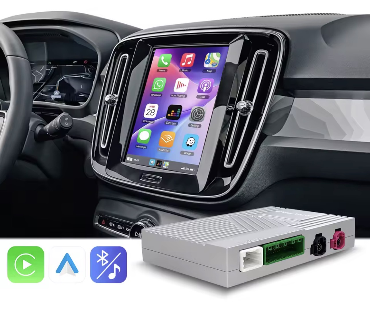 RoadMaster CarPlay Android auto module Volvo XC90 2016-2022